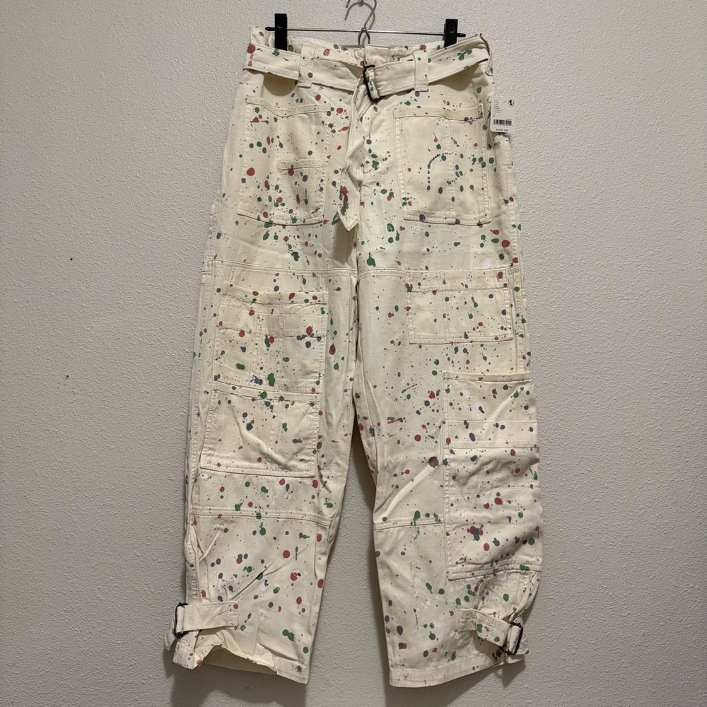 Free People Painter Pants - Ecru - Size 6